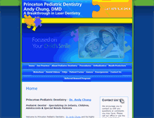 Tablet Screenshot of drandyprincetonpediatricdentistry.com